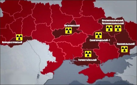 Атомная карта Украины