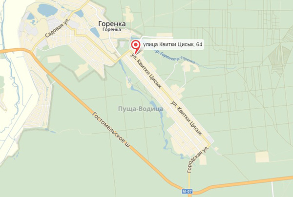 КГ Пуща Residence на карте