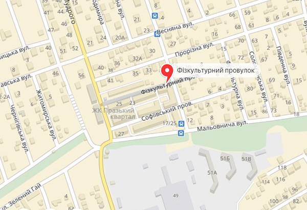 КГ Пражский квартал на карте