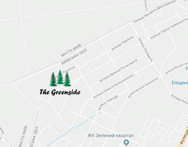 КГ Greenside на карте