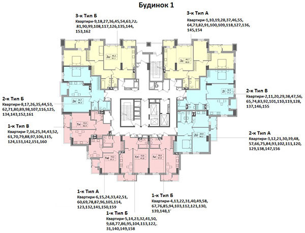 План этажа в ЖК West House