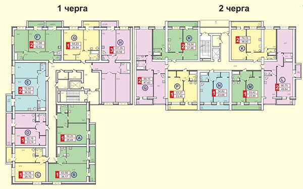 План этажа в ЖК 777