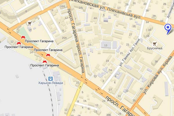 ЖК на ул.Плехановской на карте