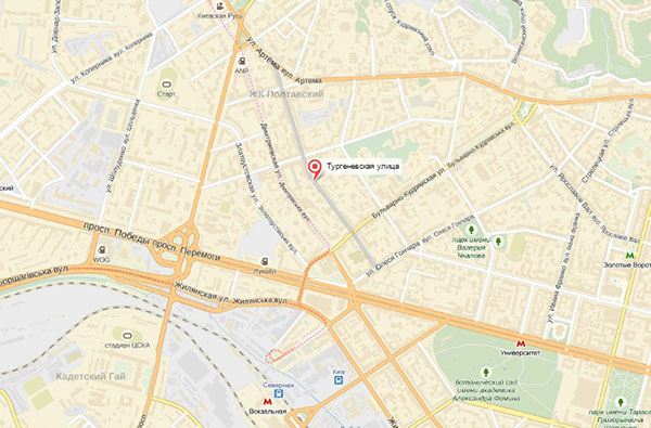 ЖК Версаль парк на карте