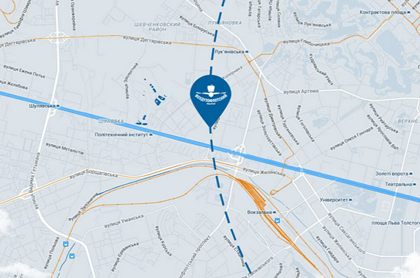 ЖК Воздухофлотский квартал на карте