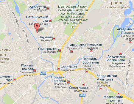 Расположение БЦ Павловка Риверсайд Парк на карте