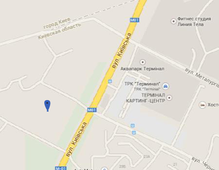 ЖК на Киевской на карте