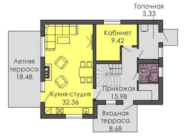 коттедж Модерн 188 м2 в КГ Sosnova Eco Club