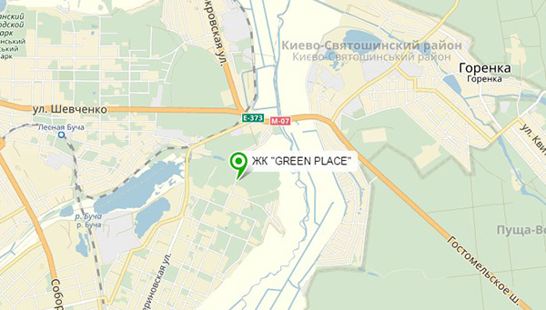 КГ Green Place на карте