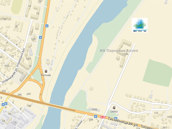 КГ Franko River Club на карте