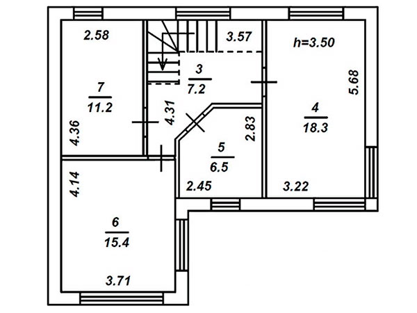 план 2-го этажа в КГ Tivoli