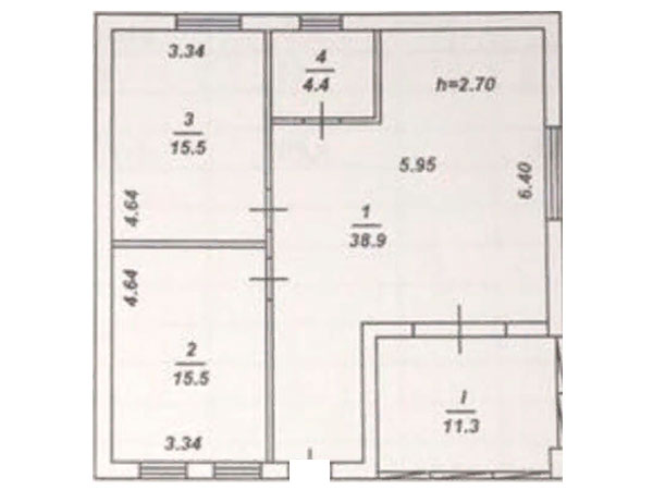 план 1-го этажа в КГ Tivoli
