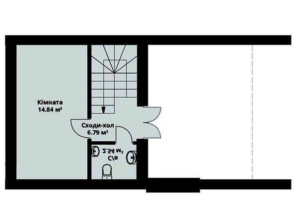 план 3-го этажа в Таунхаусах Уютный