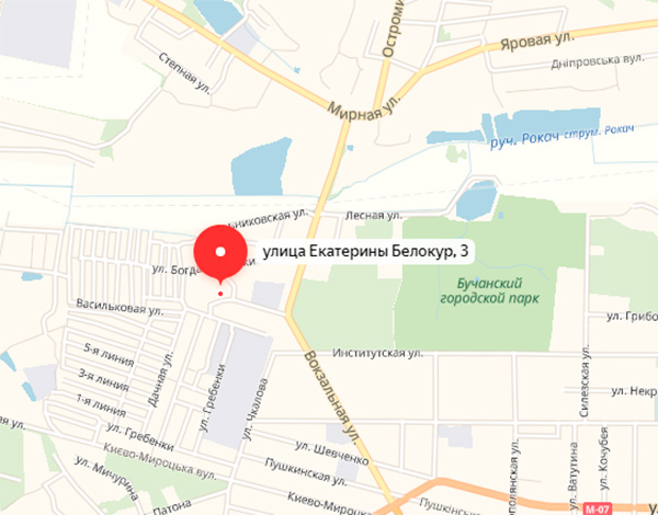 Таунхаусы «Почаевский-3» на карте