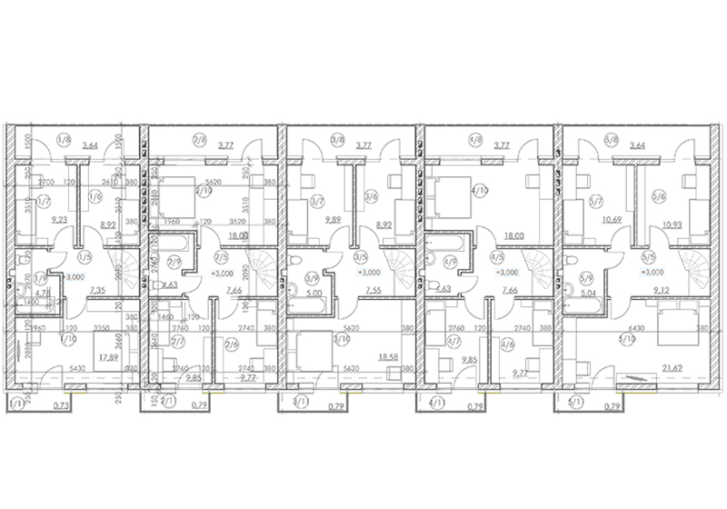 План второго этажа в Таунхаус Cherry Town