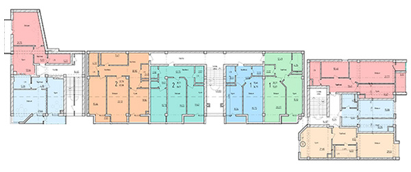 План этажа в ЖК Браухауз Гассе 2