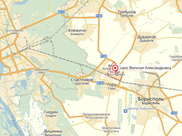 ЖК Airport city на карте