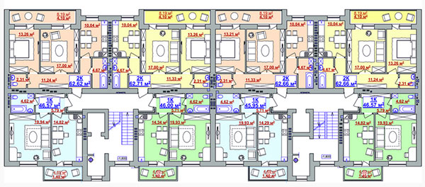 План этажа в ЖК Світанковий