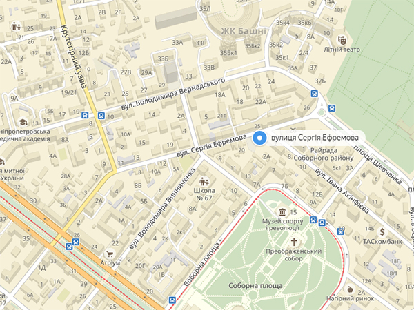 ЖК Park Residence на карте