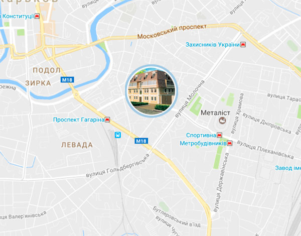 ЖК Одесский дворик на Гагарина на карте