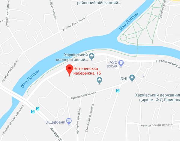 ЖК Нетеченский на карте