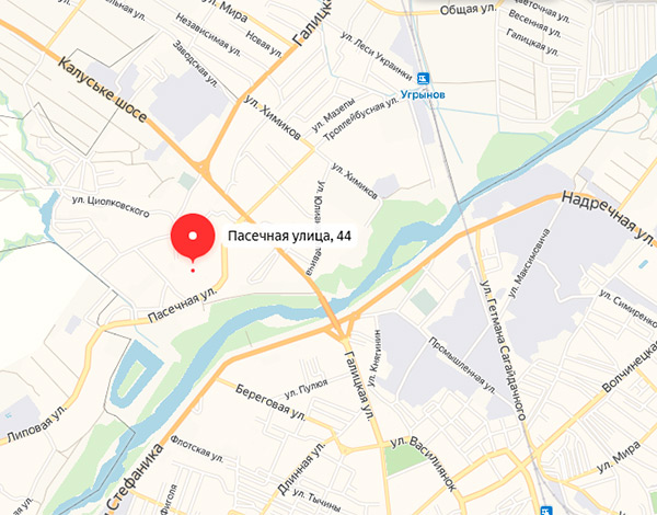 ЖК Пасічнянський Двір на карте