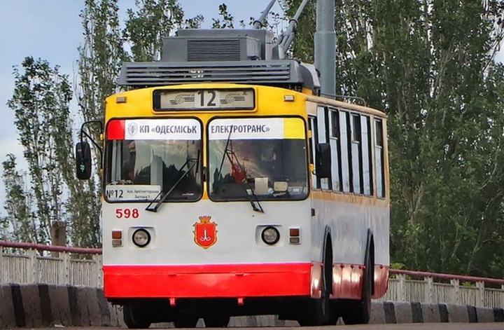 12 троллейбус Одессы