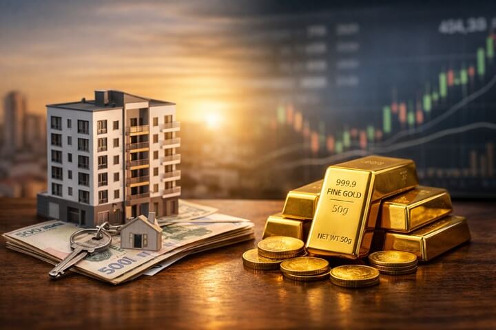 недвижимость и золото