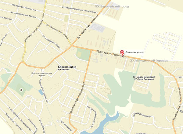 ЖК Оранж Парк на карте