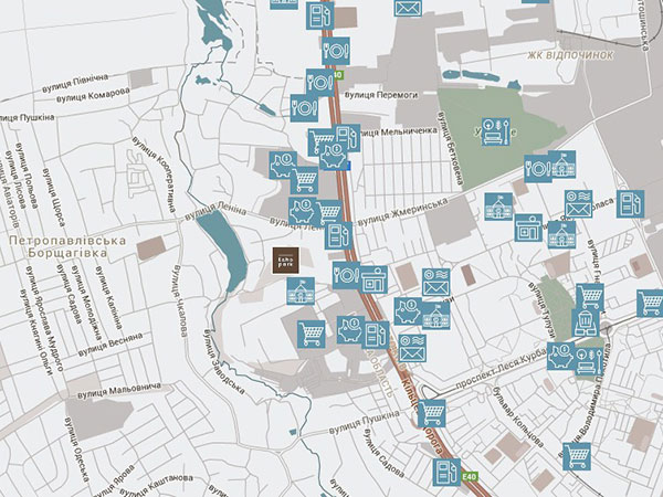 ЖК Echo Park на карте