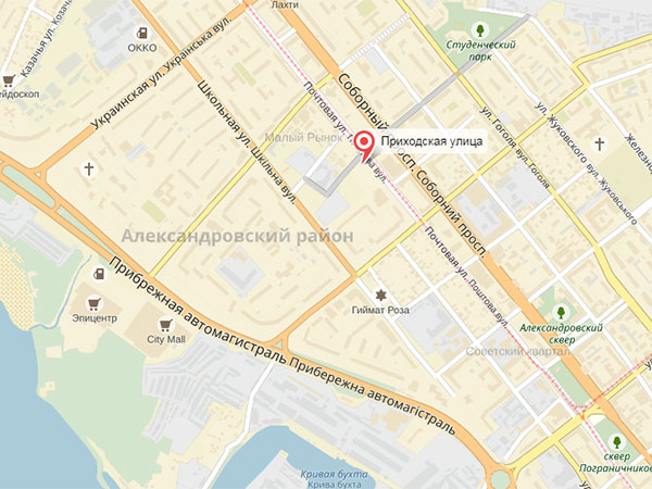 ЖК Александровский 1 на карте