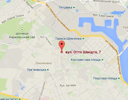 ЖК Соборный в Киеве на карте
